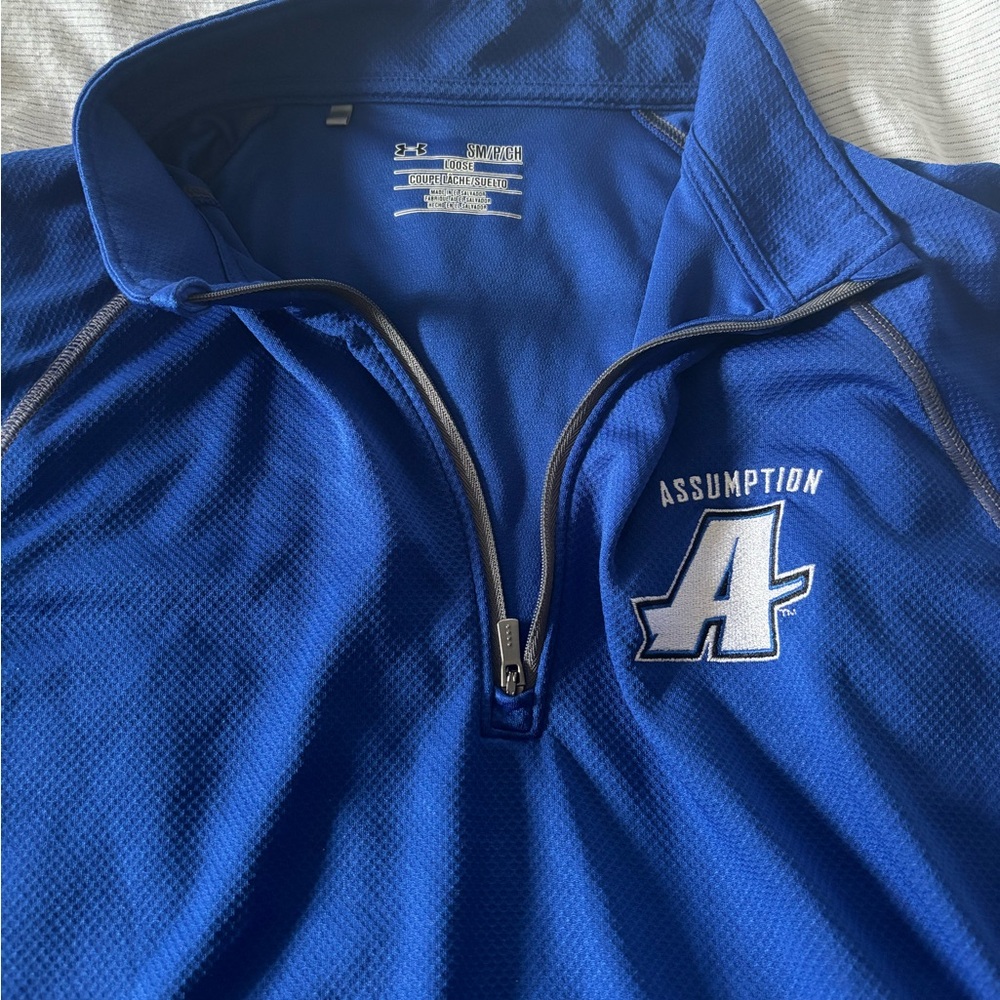 Blue Assumption Quarter-Zip Pullover